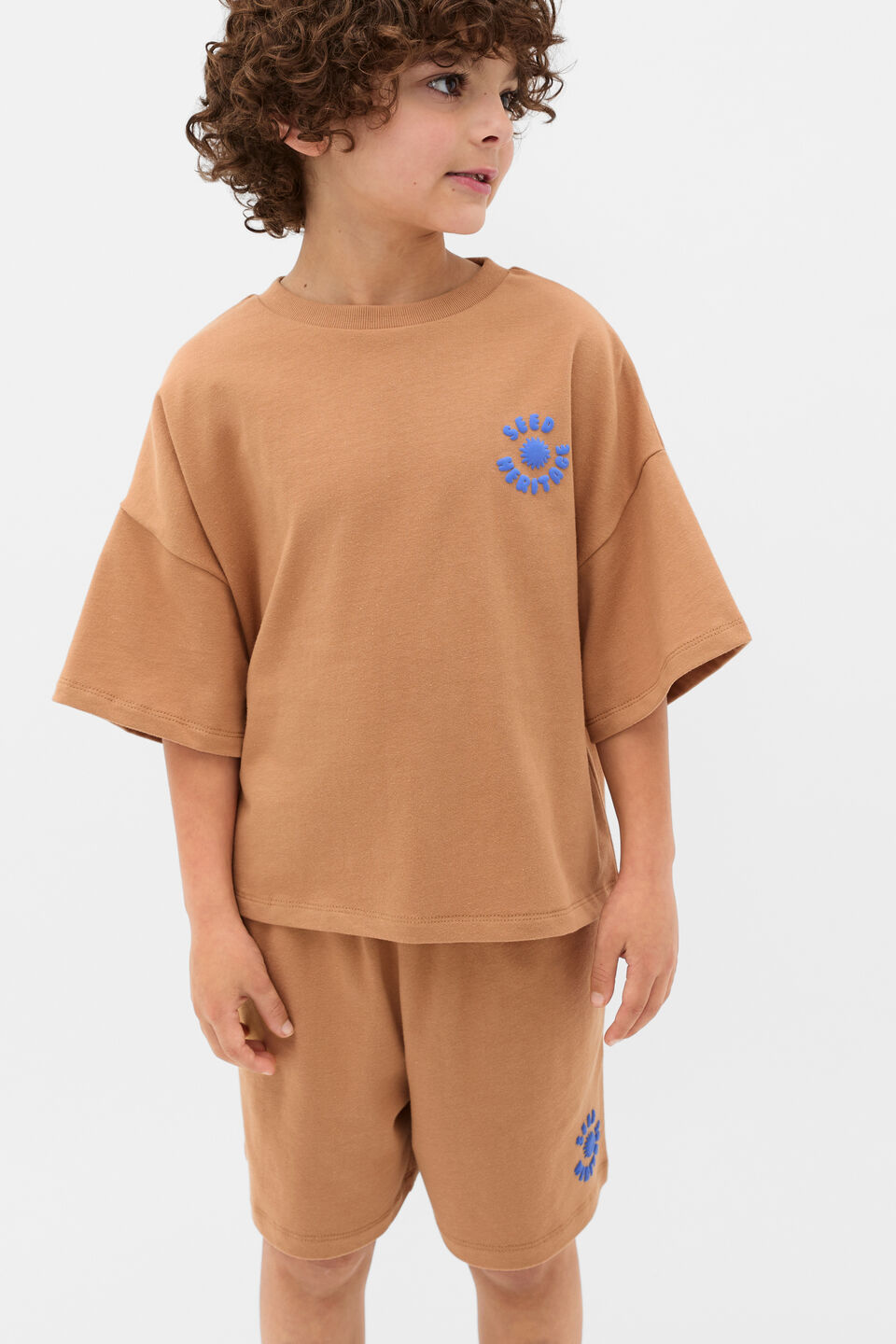 Bubble Logo Tee  Nutmeg