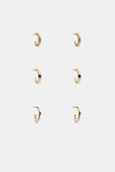 Everyday Hoop Ear Pack  Gold  hi-res