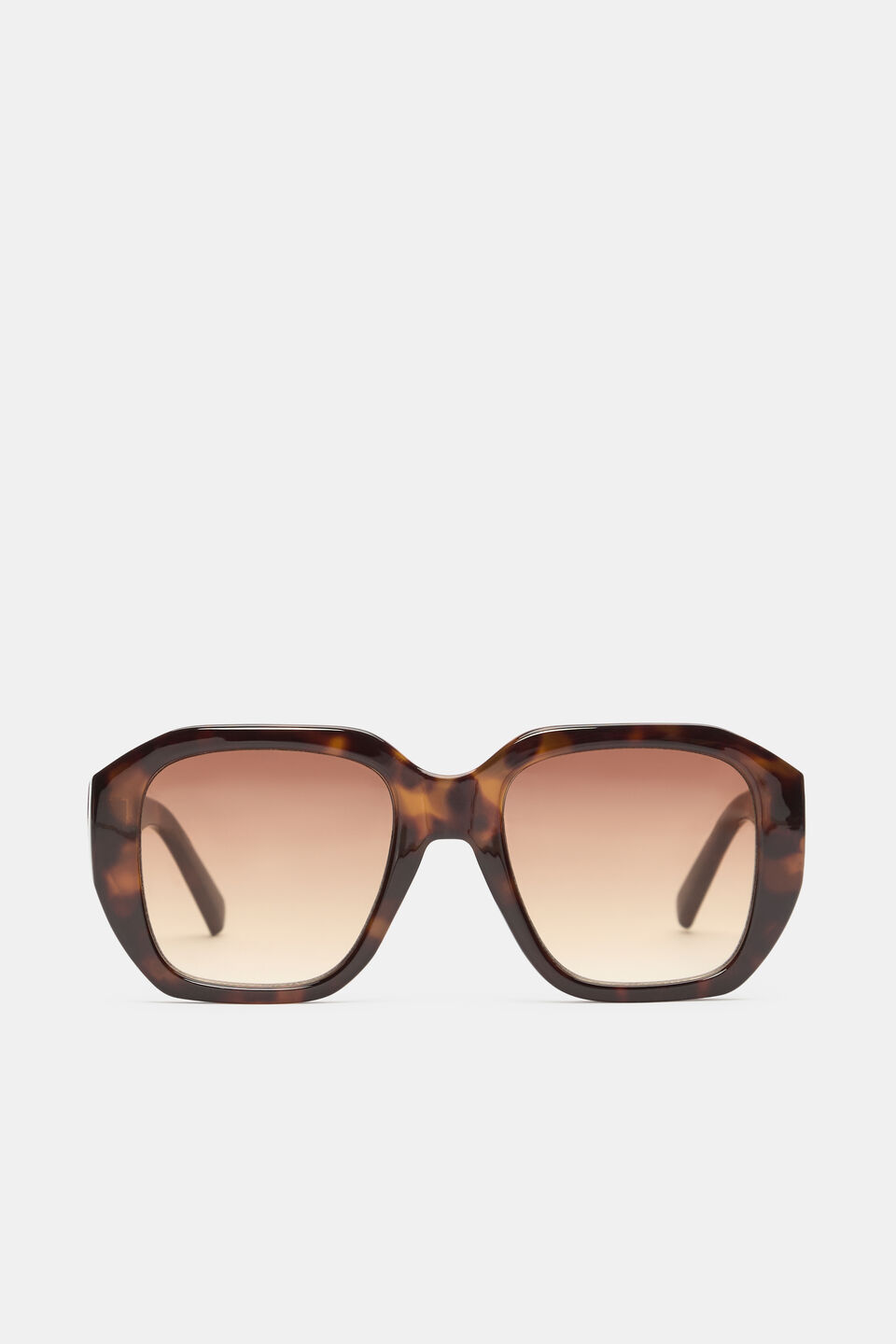 Erin Oversized Sunglasses  Dark Tort