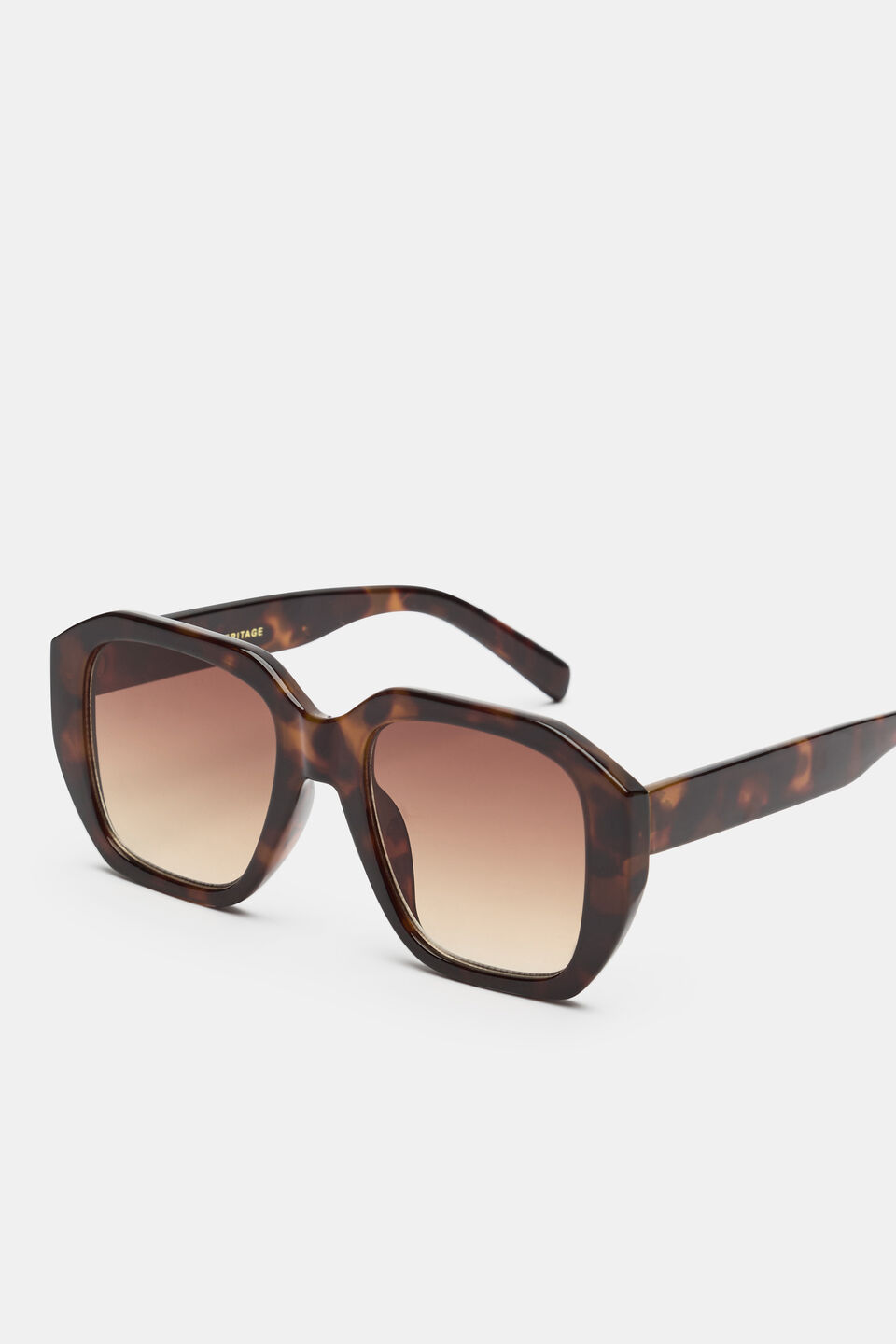 Erin Oversized Sunglasses  Dark Tort