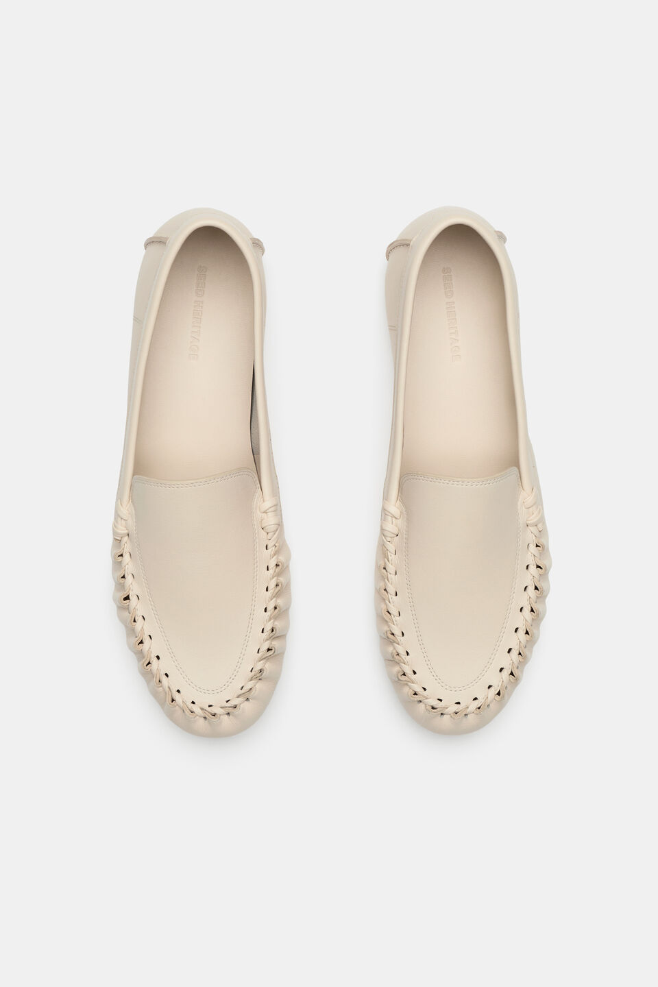 Albie Whipstitch Loafer  Stone