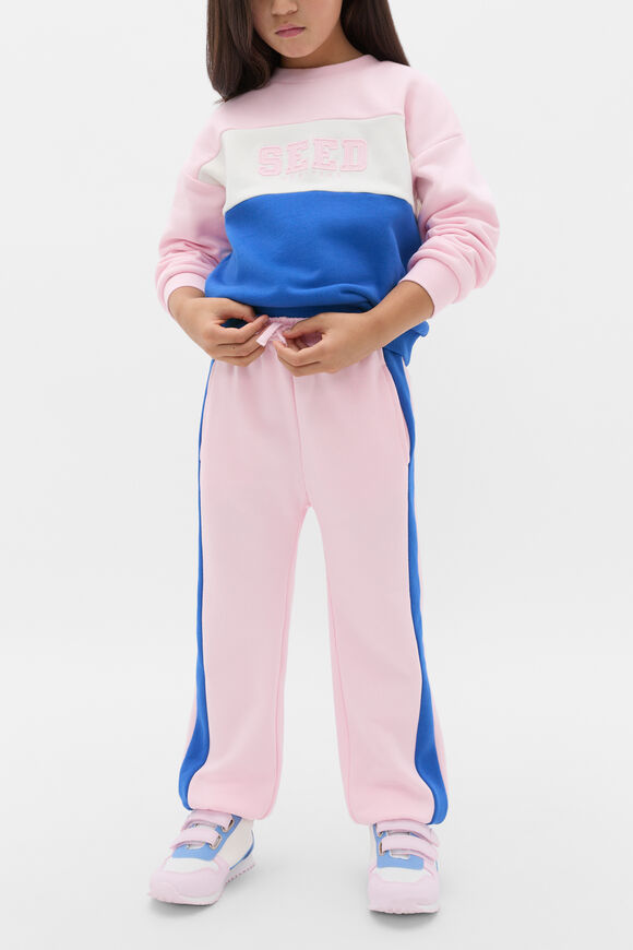 Contrast Panel Track Pant  Pink Lemonade  hi-res
