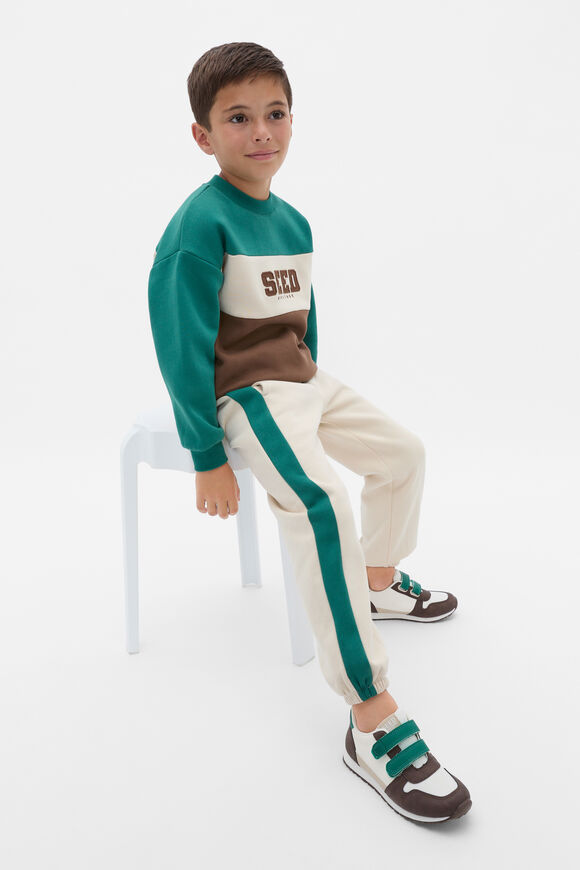 Contrast Panel Track Pant  Moonstone  hi-res