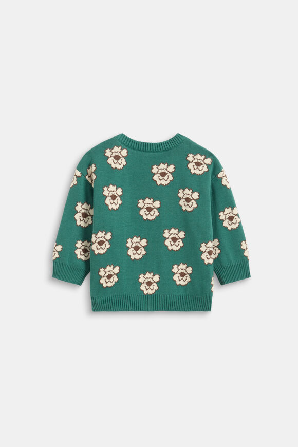 Pups Jacquard Knit  Jungle Green  hi-res