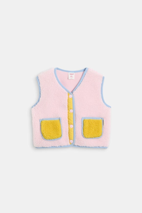 Teddy Gilet  Pink Lemonade  hi-res