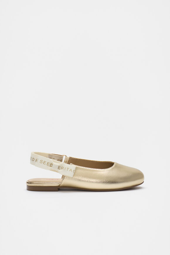 Heritage Sling back  Gold  hi-res