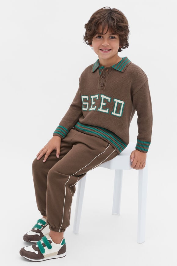 Retro Logo Knit  Cacao  hi-res