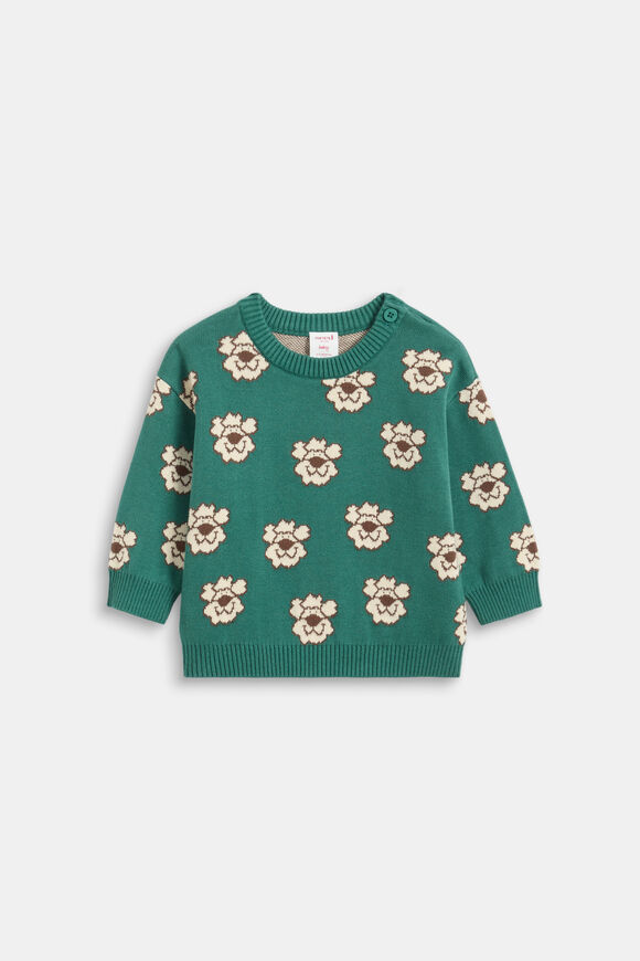 Pups Jacquard Knit  Jungle Green  hi-res