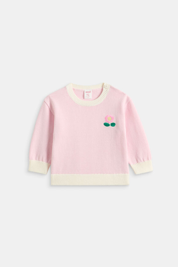 Chunky Knit Sweater  Pink Lemonade  hi-res
