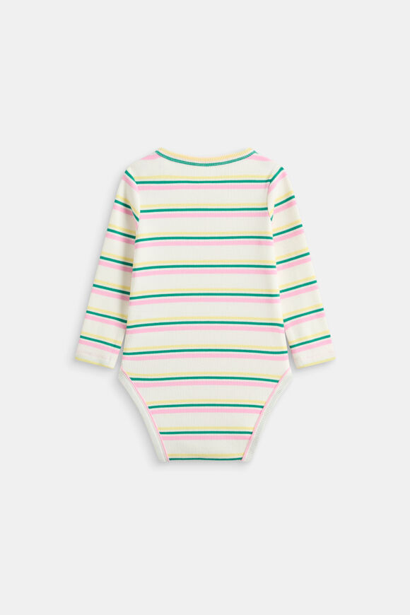 Stripe Rib Bodysuit  Multi  hi-res