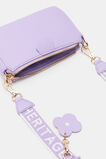 Quilted Flower Hybrid Cross Body Bag  Lilac  hi-res
