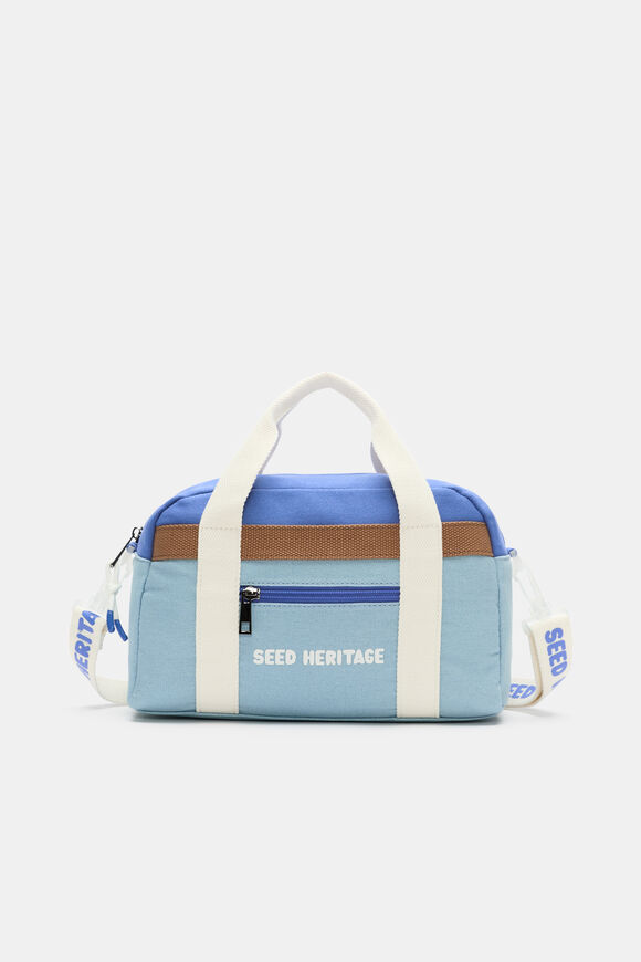 Retro Mini Duffle Bag  Blue Multi  hi-res