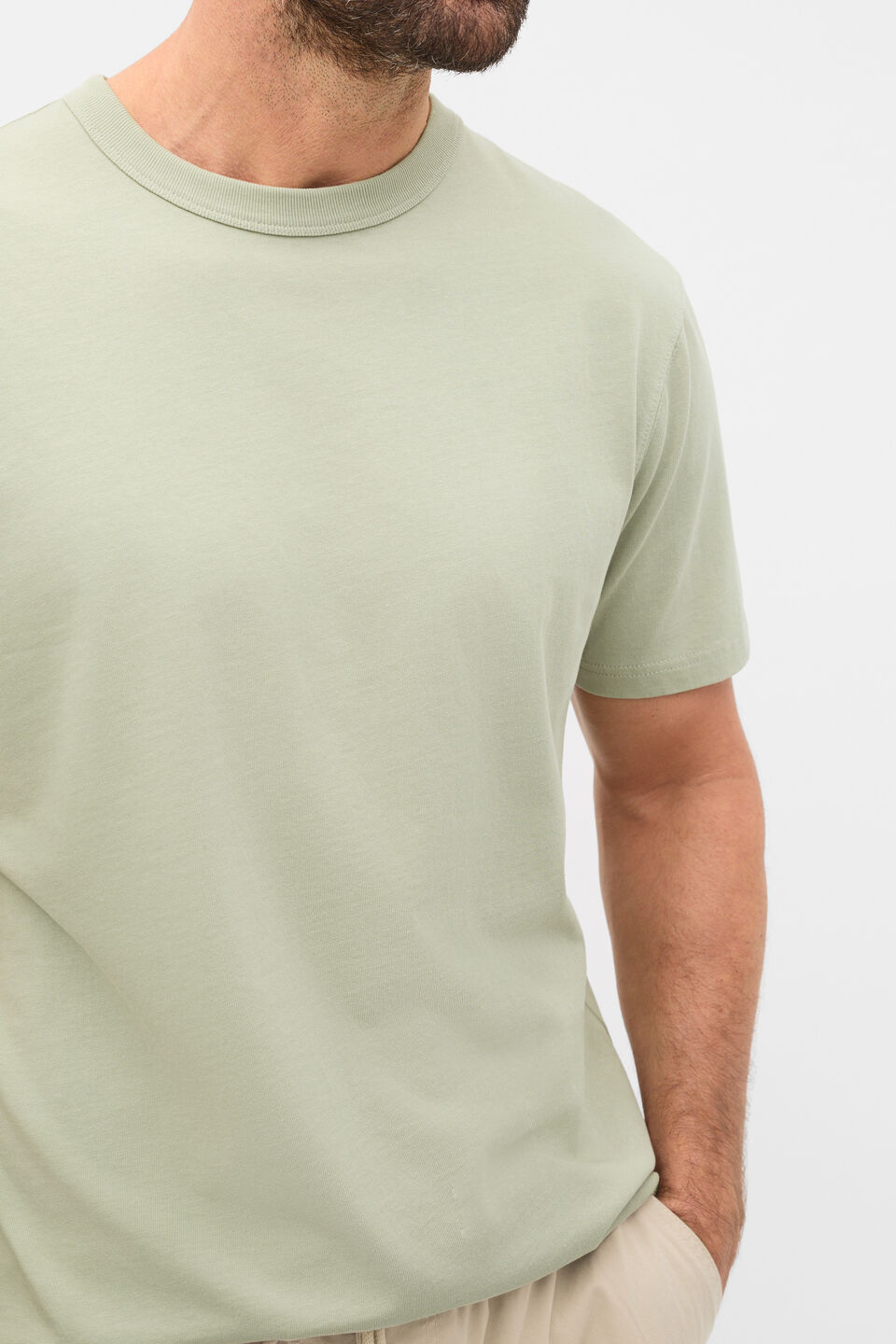 Crew Tee  Aloe