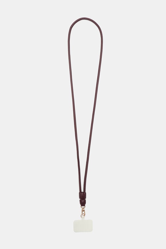 Phone Strap  Plum Red  hi-res