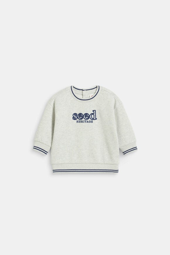 Core Logo Sweat  Light Grey Marle  hi-res