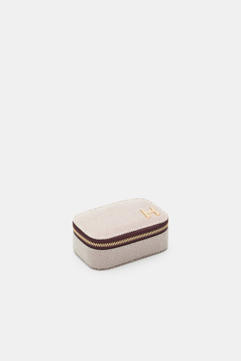 Mini Initial Jewellery Case  H
