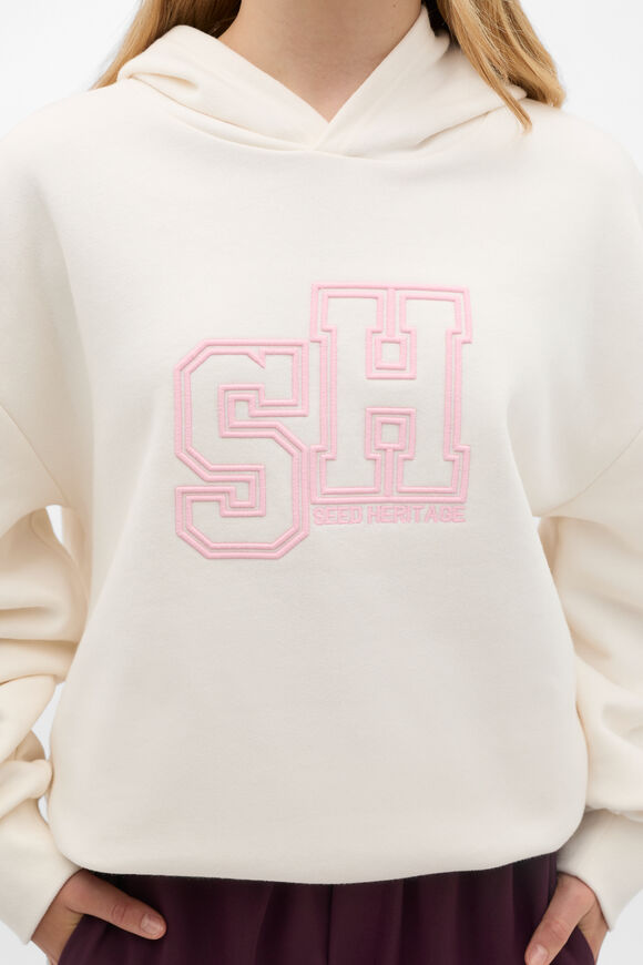 Sporty Logo Hoodie  Classic Cream  hi-res