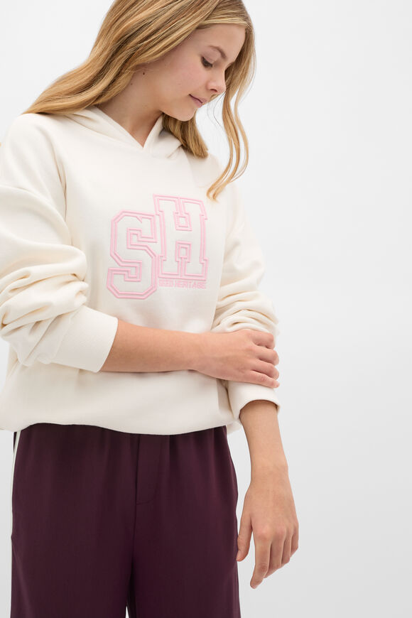 Sporty Logo Hoodie  Classic Cream  hi-res