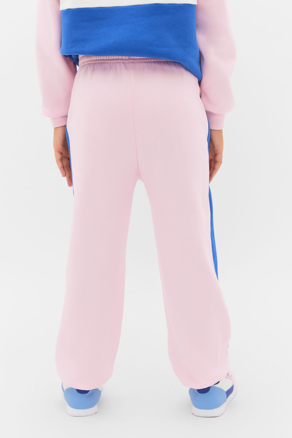 Contrast Panel Track Pant  Pink Lemonade