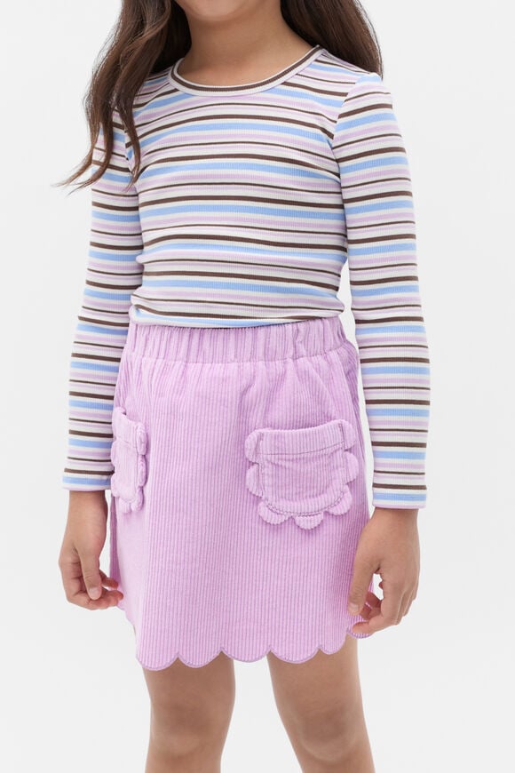 Stripe Rib Tee  Multi  hi-res