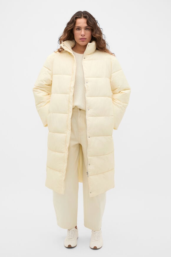 Puffer Coat  Coconut Cream  hi-res