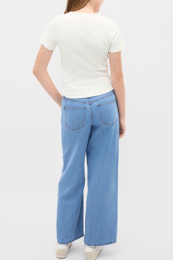 Logo Rib Tee  Classic Cream  hi-res