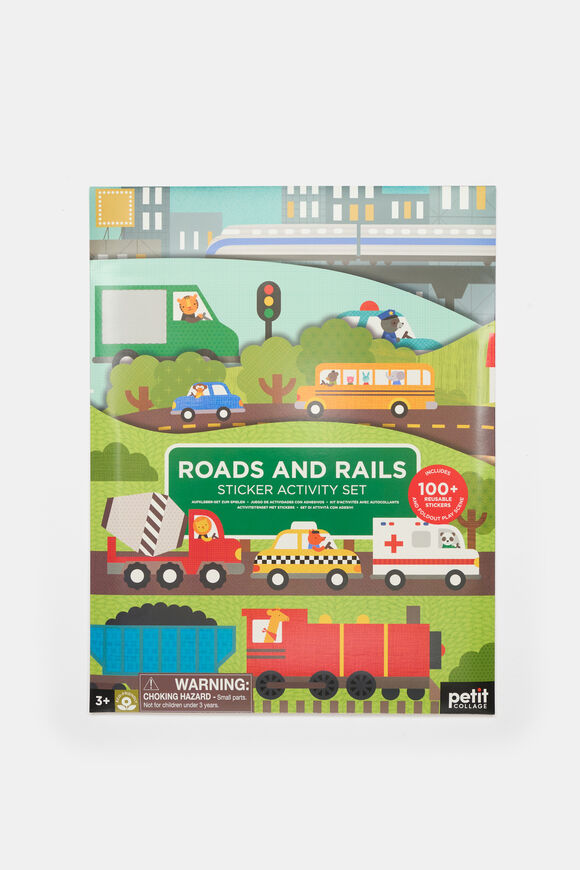 Roads and Rails Sticker Activity Set  Multi  hi-res