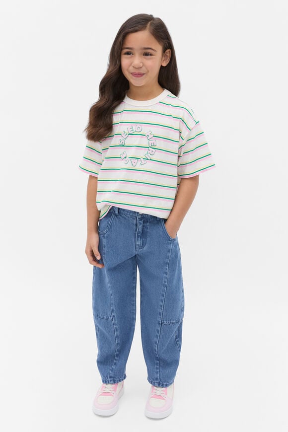 Multi Stripe Logo Tee  Multi  hi-res