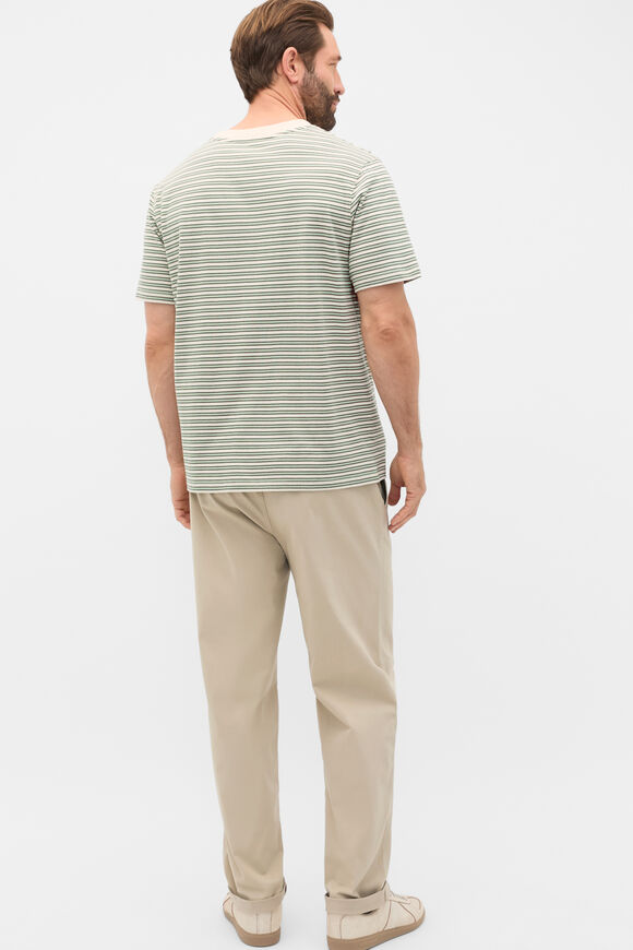 Stripe Crew Tee  Aloe Stripe  hi-res