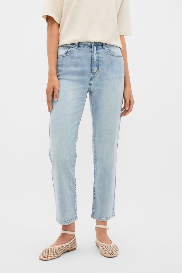 Core Straight Leg Stretch Jean  Mid Blue Wash  hi-res