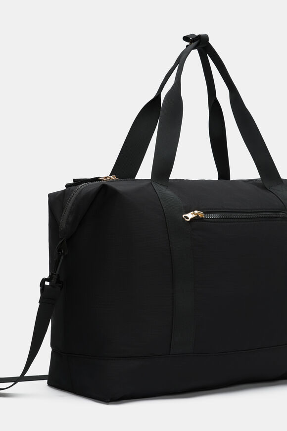 Packable Travel Tote  Black  hi-res