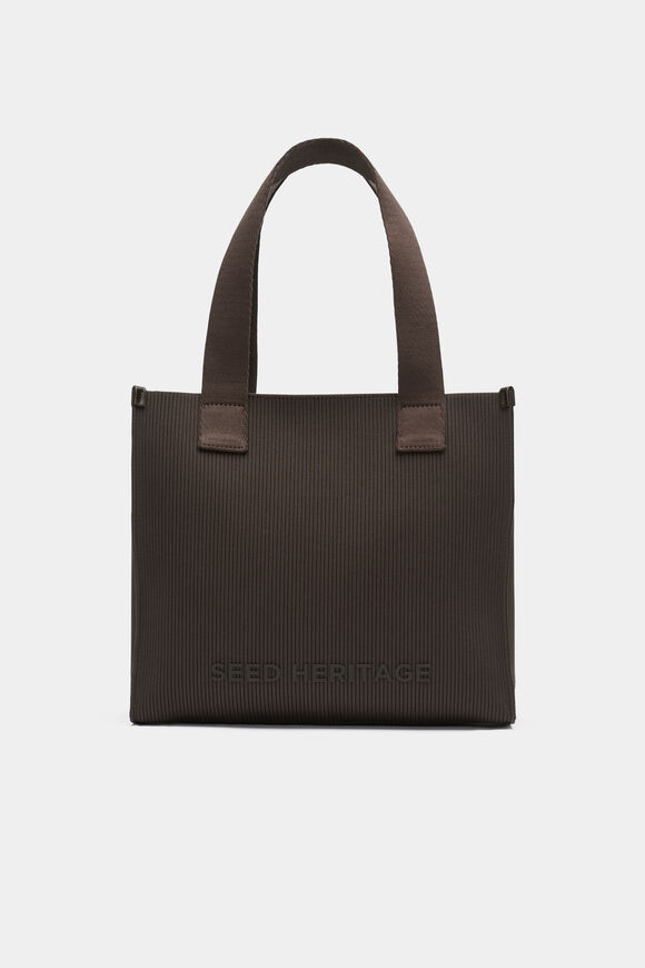 Seed Knit Tote  Coffee Bean  hi-res