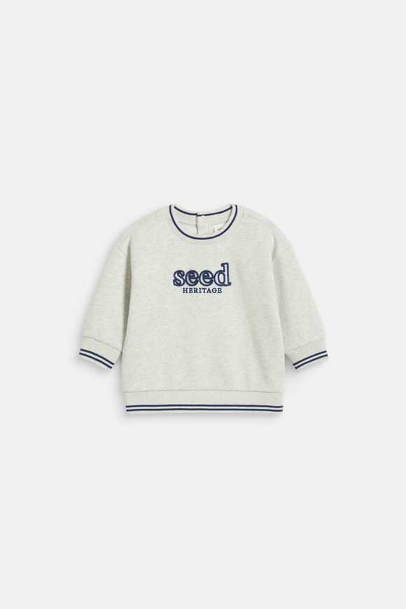 Core Logo Sweat  Light Grey Marle  hi-res