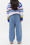 Denim Balloon Pant  Mid Blue  hi-res