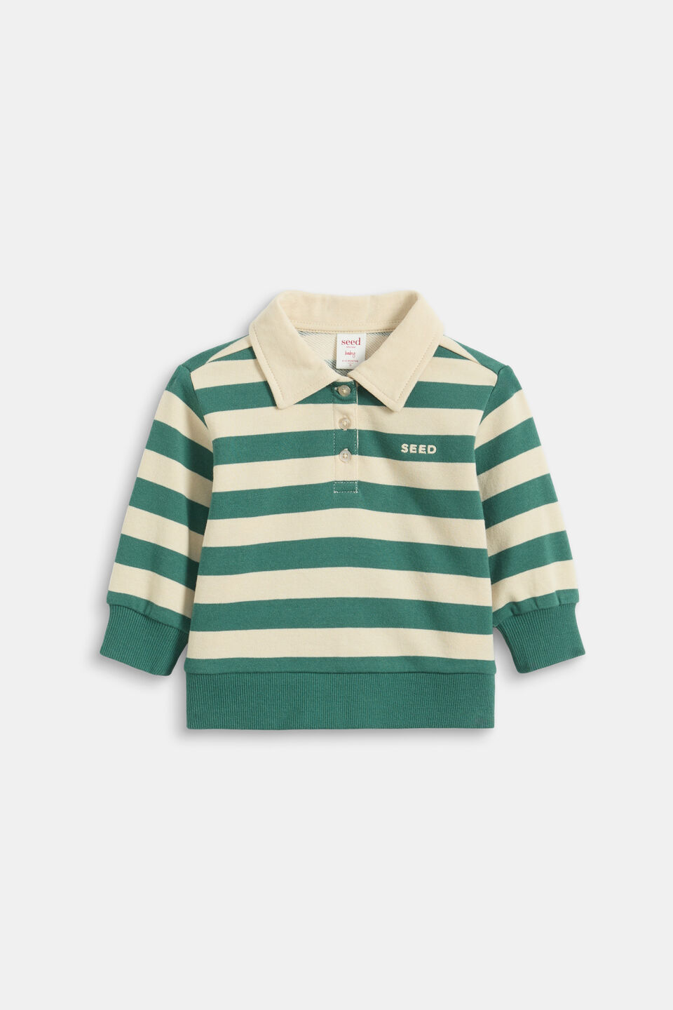 Stripe Sweat  Jungle Green