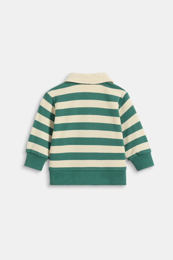 Stripe Sweat  Jungle Green  hi-res