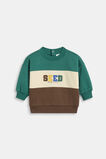 Colourblock Logo Sweat  Multi  hi-res