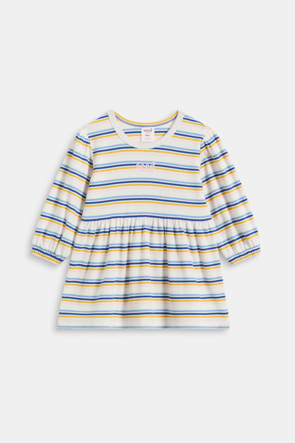 Stripe Rib Dress  Multi
