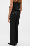 Crinkled Satin Pant  Black  hi-res