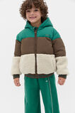 Colourblock Puffer Jacket  Multi  hi-res