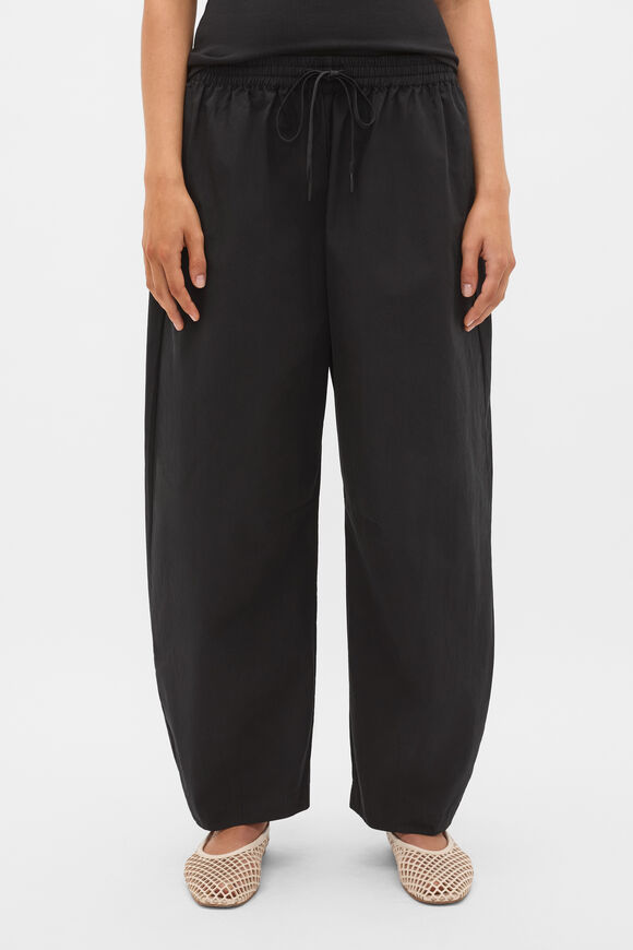 Cotton Elasticated Pant  Black  hi-res