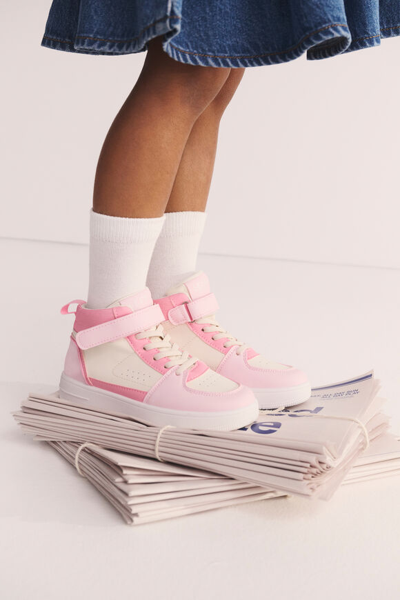 High Top Lifestyle Sneaker  Candy Pink Multi  hi-res