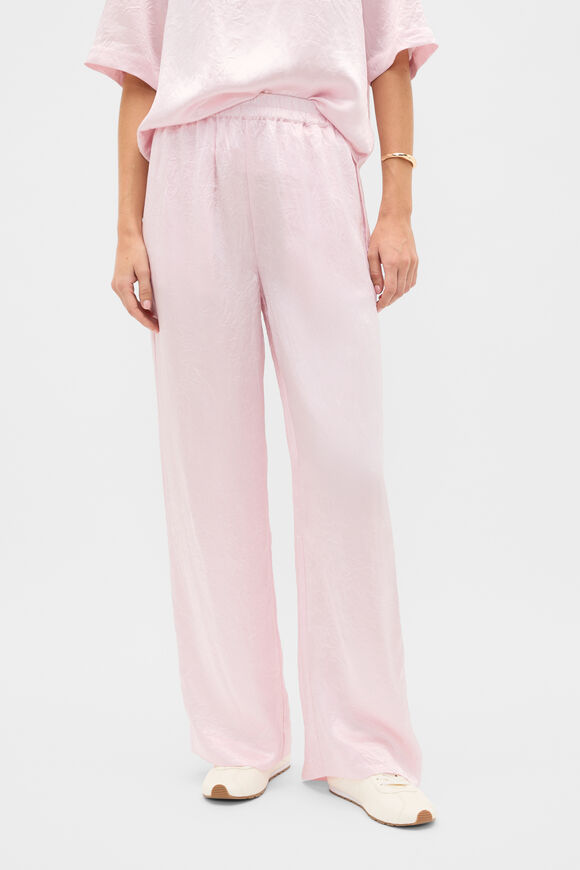 Crinkled Satin Elasticated Pant  Primrose  hi-res