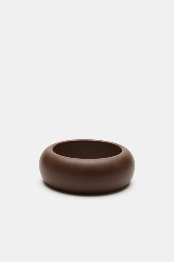 Opaque Resin Bangle  Chestnut  hi-res