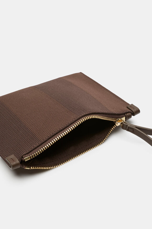 Knitted Pouch  Chestnut  hi-res