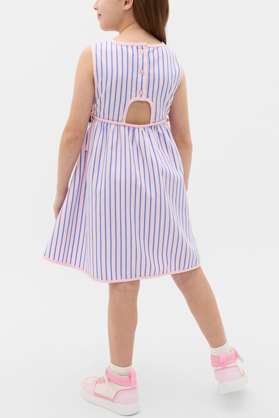 Stripe Dress  Pink Lemonade
