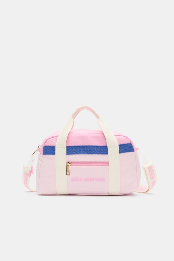 Retro Mini Duffle Bag  Pink Multi  hi-res