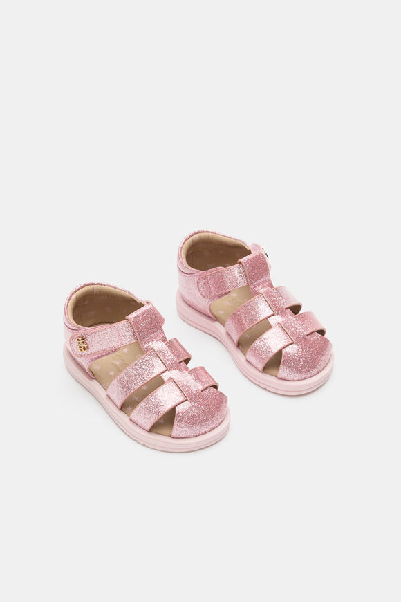 Classic Cage Sandal  Candy Pink Glitter  hi-res