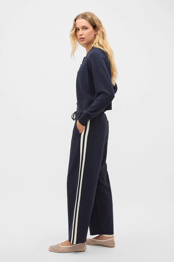 Side Stripe Barrel Leg Pant  Twilight Blue  hi-res