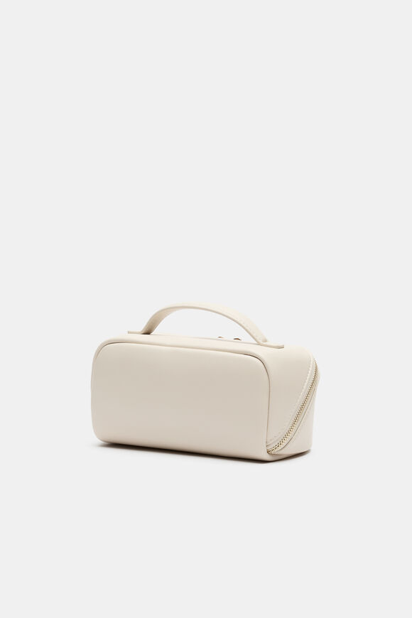 Zip Around Cosmetic Case Small  Stone  hi-res